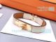 Copy Hermes Calf Leather Bracelet With Yellow Gold Buckle (4)_th.JPG